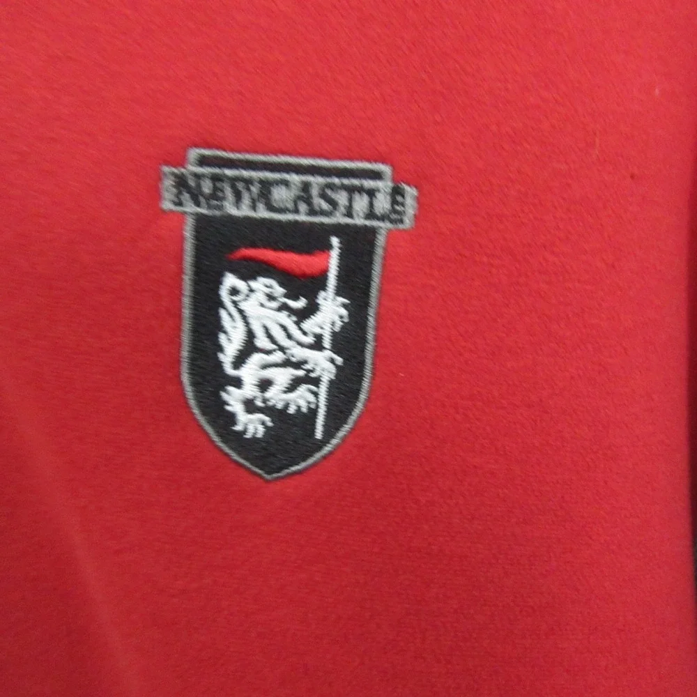 Under‎ Armour Mens Loose Jacket L Red Fleece Active Pocket 1/2 Zip